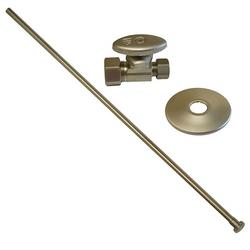 Sink 3/8 in x 5/8 in. x 20 in. Supply Kit in Brushed Nickel