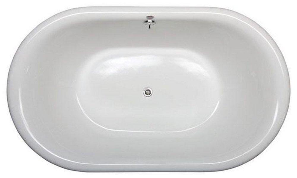 JACUZZI&reg; White 71 x 42 in. Freestanding Bathtub 