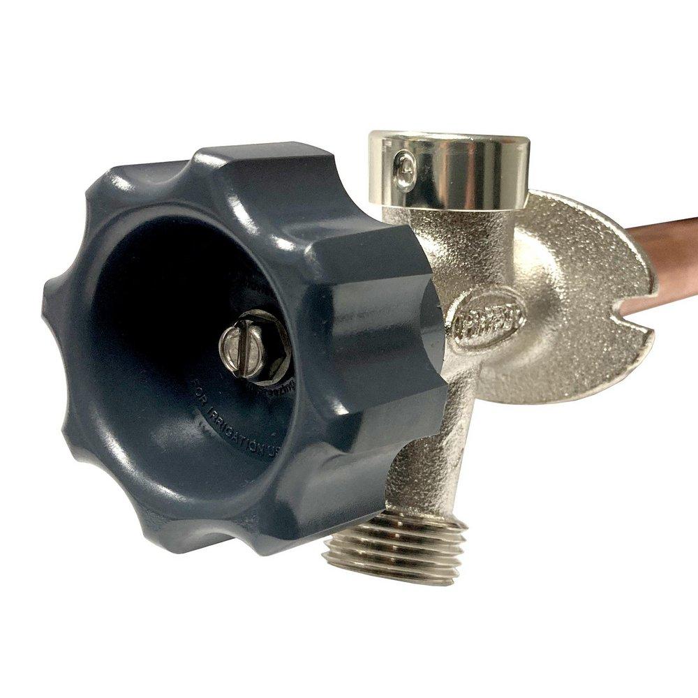 PRIER Products Satin Nickel Plated PEX Anti-Siphon Frost Proof Sillcock 