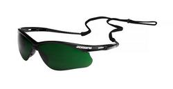Green Lens Black Frame Safety Glasses