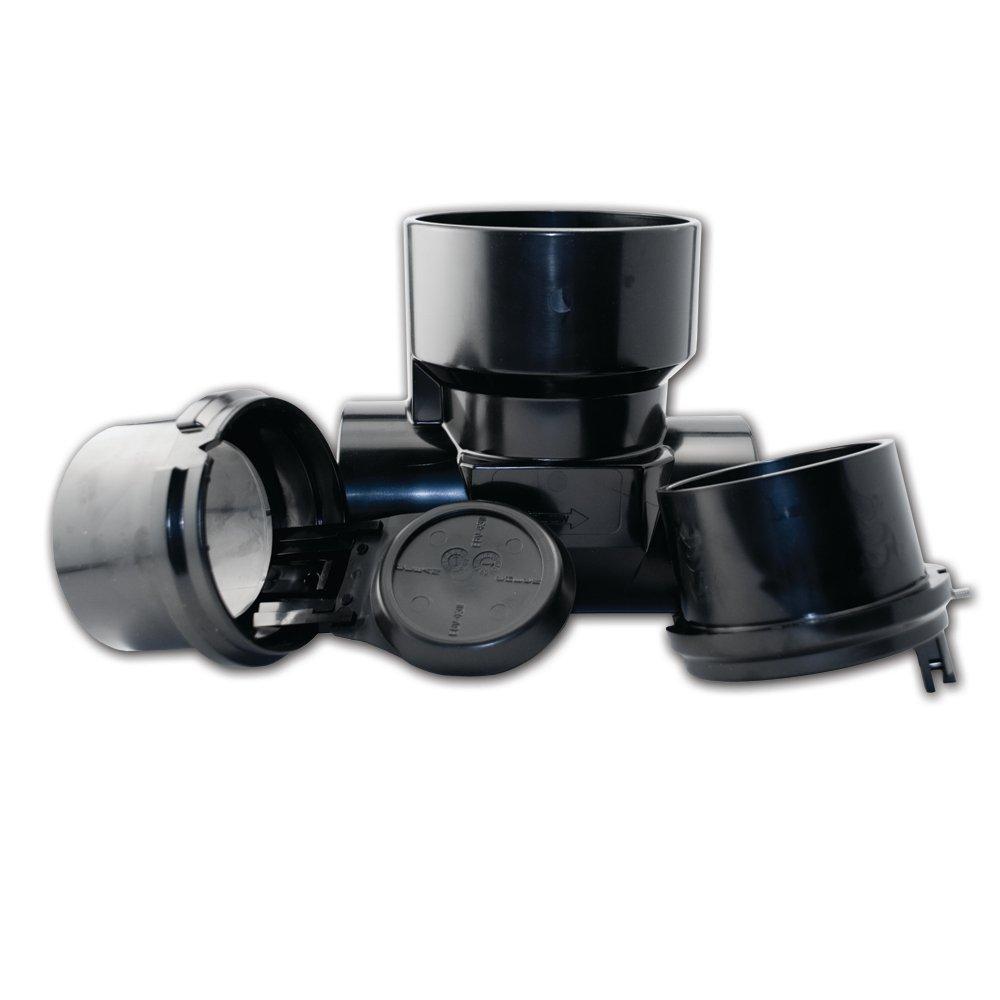 Rectorseal Black Plastic Solvent Weld Backwater Valve 