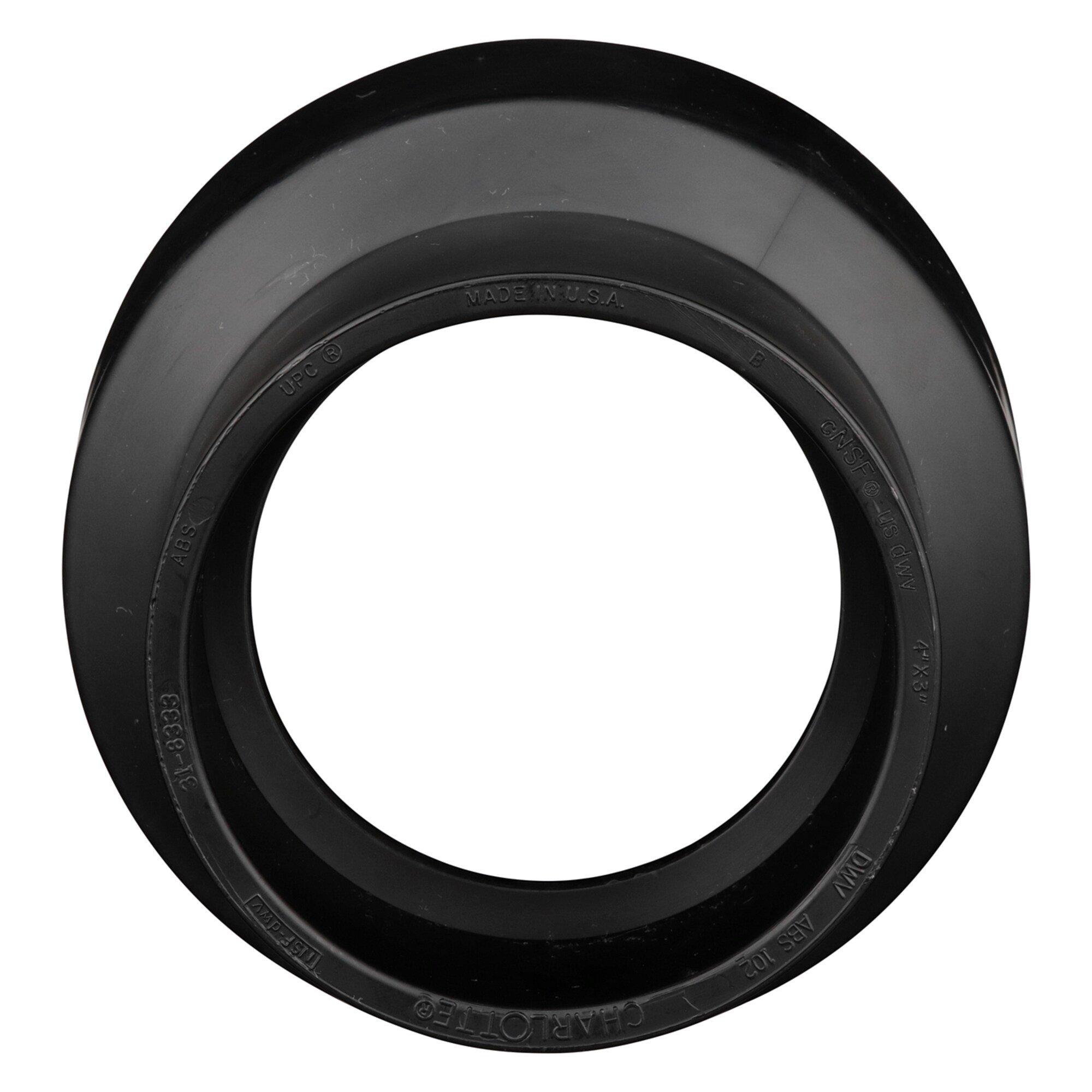Black Hub ABS Reducing Coupling in Black 