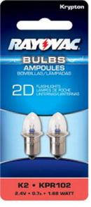 *NLA 2 D BATRY KRYPT BULB 2 PK 