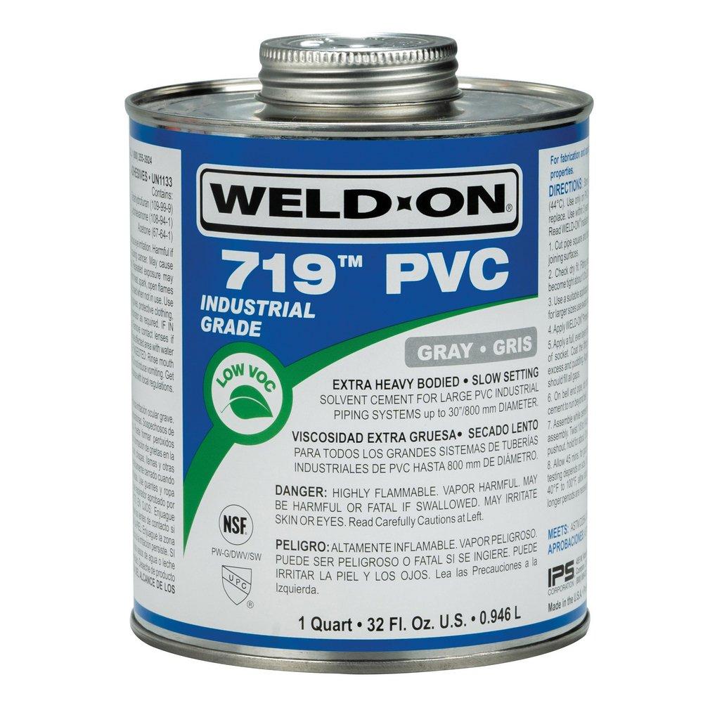 Weld-On&reg; PVC Extra Heavy Solvent Cement in Grey 