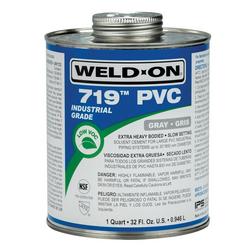 32 oz. PVC Extra Heavy Solvent Cement in Grey