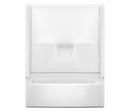 Aquatic White 31-1/4 x 60 in. Tub & Shower Unit with Left Drain 