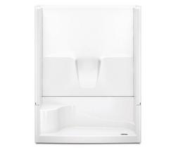 60 x 34 in. Alcove Shower Unit in White