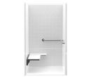 Aquatic White 51-1/8 x 45-3/4 in. Reinforced Shower 4-Piece 