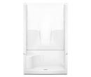 Aquatic White 34 x 48 x 77-1/4 in. Alcove Shower Unit 