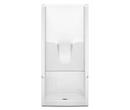 77-1?4 x 36 in. Gelcoat Floor Reinforced Shower Unit with Center Drain in White