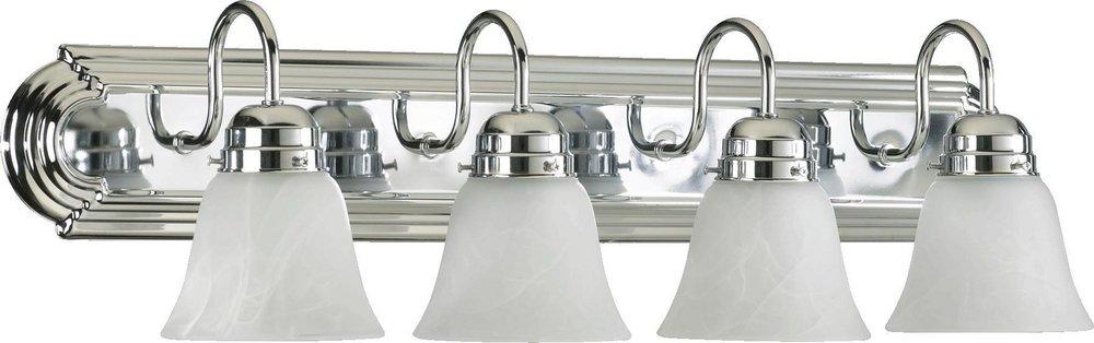 Quorum International Chrome 4-Light Vanity Fixture 