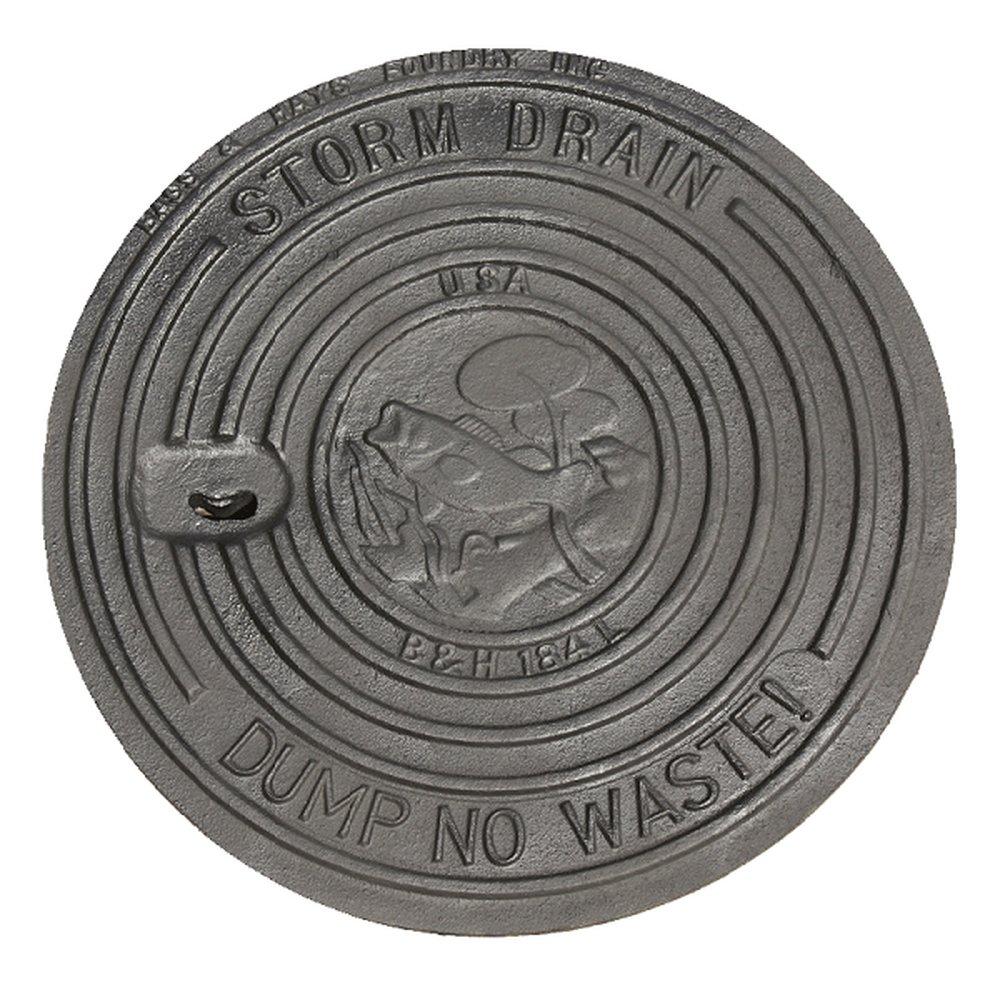 Bass and Hays Foundry Inlet Ring and Cover Lock 