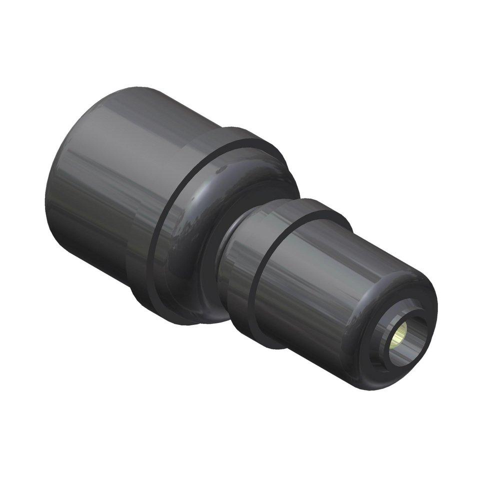 Continental Industries Black IPS x CTS Reducing SDR 11 Polypropylene Coupling for PE2406 Pipe 