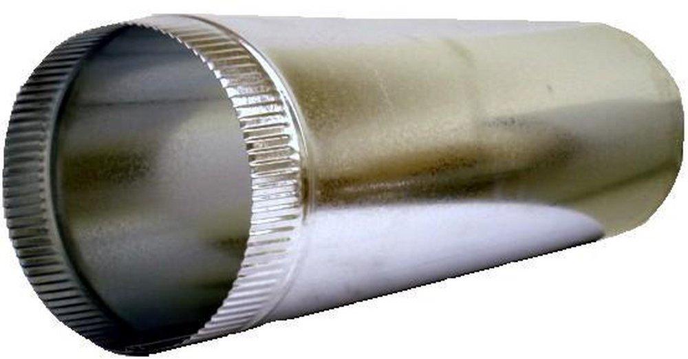 3 ft. 26 ga Galvanized Steel Round Duct Pipe 