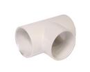Multi-Fittings Corporation White Hub 140F Schedule 40 PVC Tee in White 