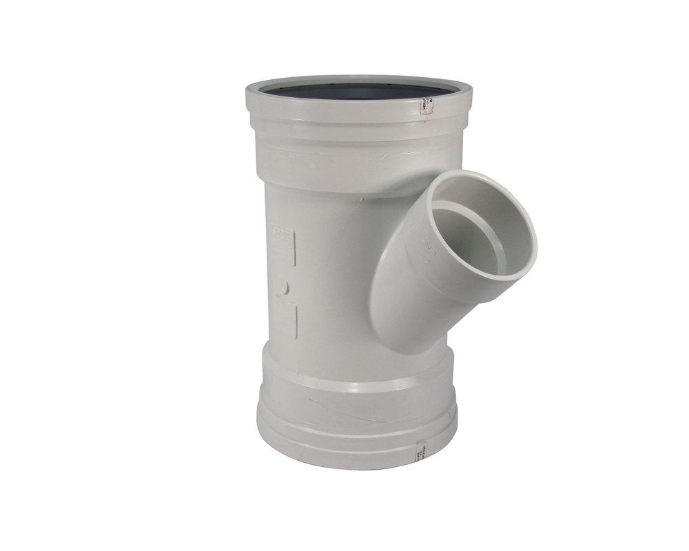 TRENCH TOUGH PLUS Gasket x Hub PVC DWV SDR 26 Wye 