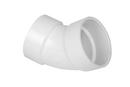 4 in. Hub Straight and DWV PVC 45 Degree Elbow in White