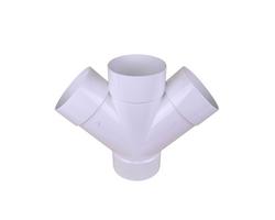 6 in. Socket Weld PVC SDR 35 Double Wye