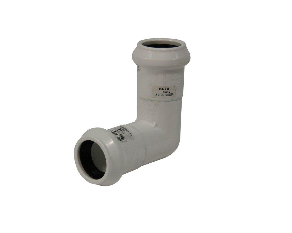 Multi-Fittings Corporation White Gasket 200 psi DR 21 PVC 90 Degree Elbow 