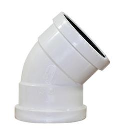 5 in. Gasket PVC 45 Degree Sewer Elbow