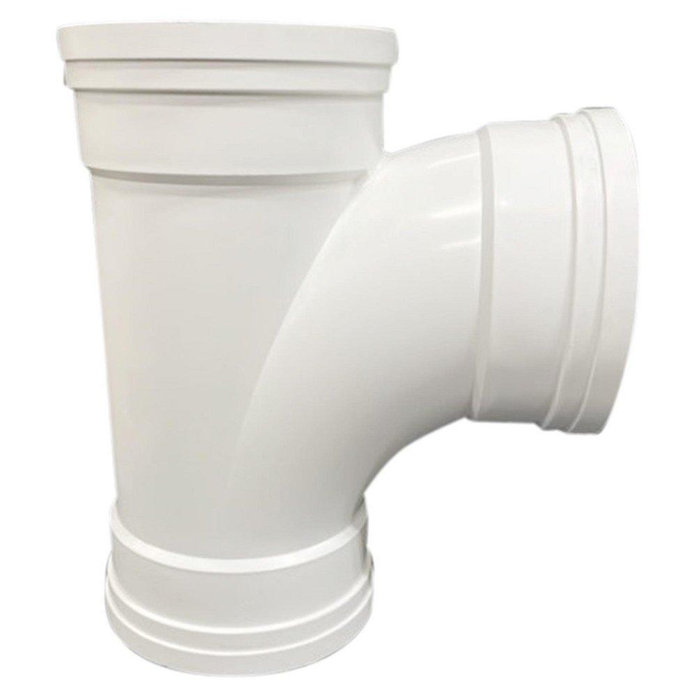 TRENCH TOUGH PLUS White Gasket SDR 35 PVC Tee Wye 