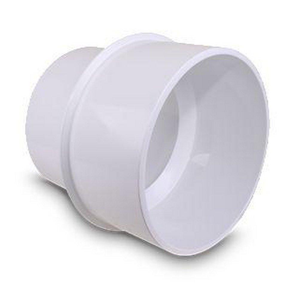 Multi-Fittings Corporation White PVC DWV Spigot x Hub White Bushing 