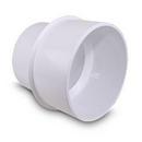 Multi-Fittings Corporation White PVC DWV Spigot x Hub White Bushing 