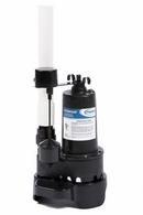 1/3 HP 120V Cast Iron Submersible Sump Pump with PVC Discharge