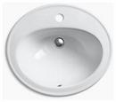 KOHLER White Drop-in Basin 