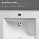 KOHLER White Drop-in Basin 