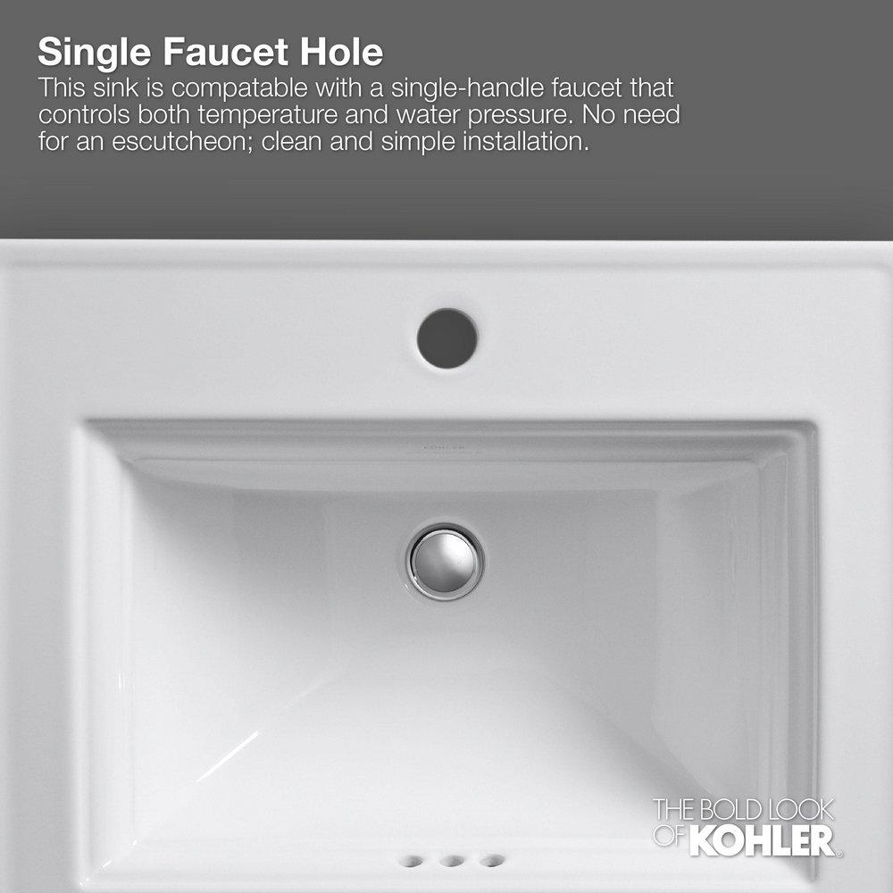 KOHLER Almond Drop-in Basin 