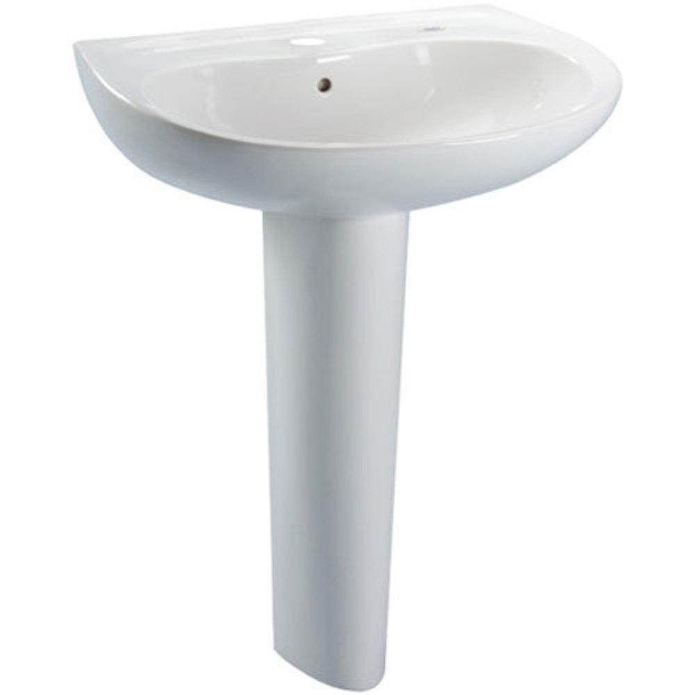 TOTO 26 X 22 One Hole Vitreous China Pedestal Lavatory Combination *PROMIN 