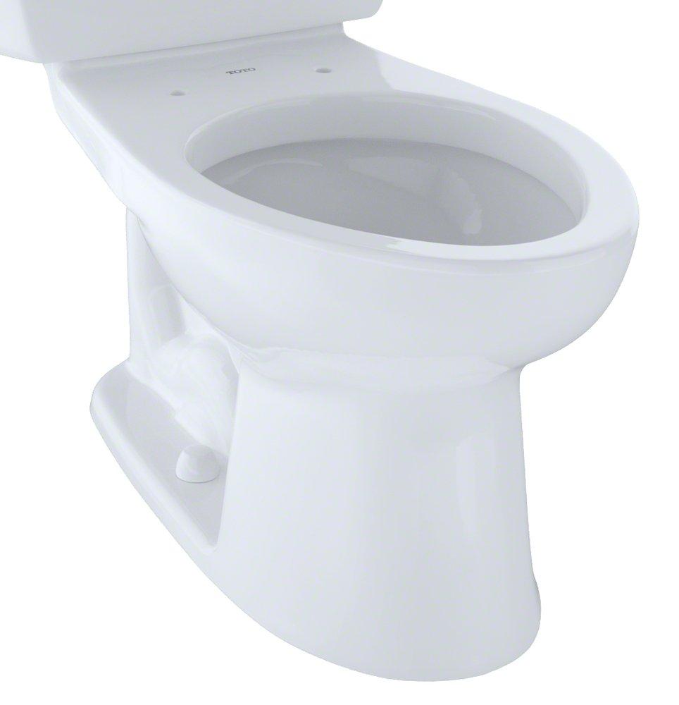 TOTO Cotton 1.6 gpf Elongated Floor Mount Toilet Bowl 