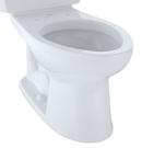 1.6 gpf Elongated Floor Mount Toilet Bowl in Cotton