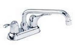 Two Lever Handle Laundry Faucet in Polished Chrome