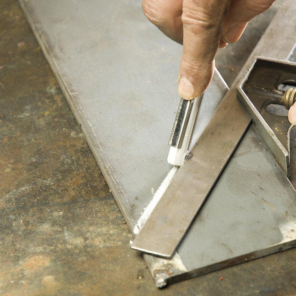 Markal® White 5 x 1/2 x 3/16 in. Soapstone Marker 