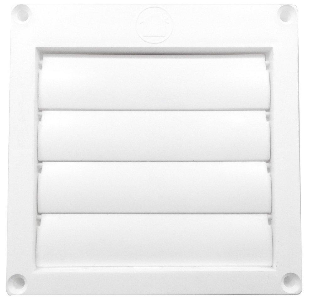 Builder's Best White 5-1/2 in. Louvered Hood in White 