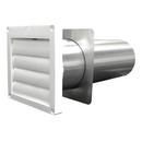 Builder's Best White 5-1/2 in. Louvered Hood in White 