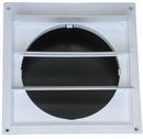 Builder's Best Brown 5-1/2 in. Louvered Hood in Brown 