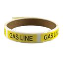 100 in. Gas Line Stickers in White
