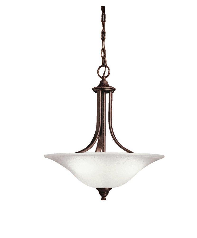 Kichler Lighting Tannery Bronze 19 in. 100W 3-Light Medium Incandescent Pendant 