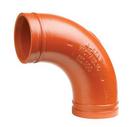 8 in. Grooved Ductile Iron Long Radius Base 90 Degree Bend