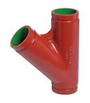 10 in. Grooved Cast Ductile Iron Lateral Wye