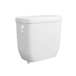 1.1 gpf/1.6 gpf Dual Flush Toilet Tank with Left-Hand Trip Lever in White