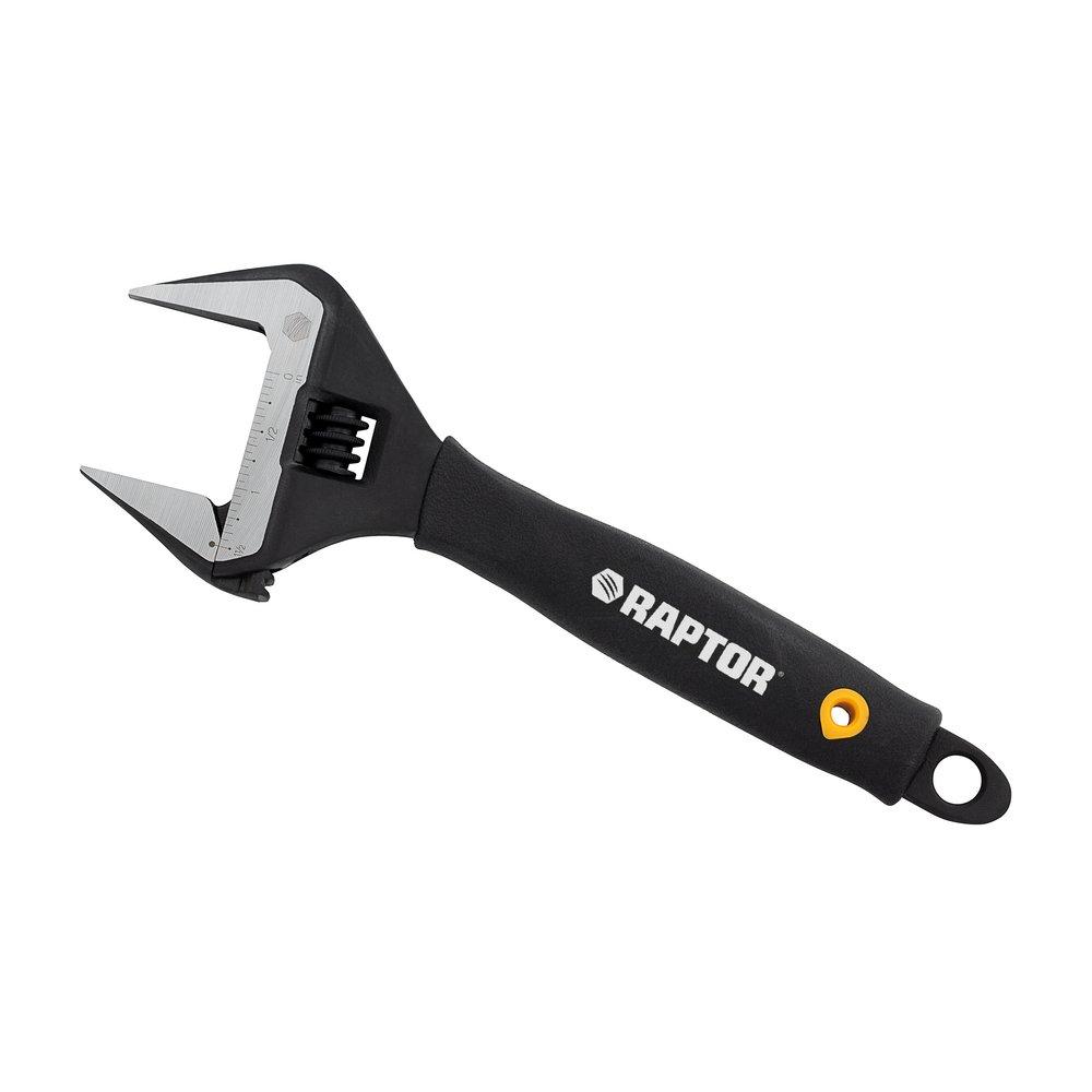RAPTOR® Black Adjustable Wrench 