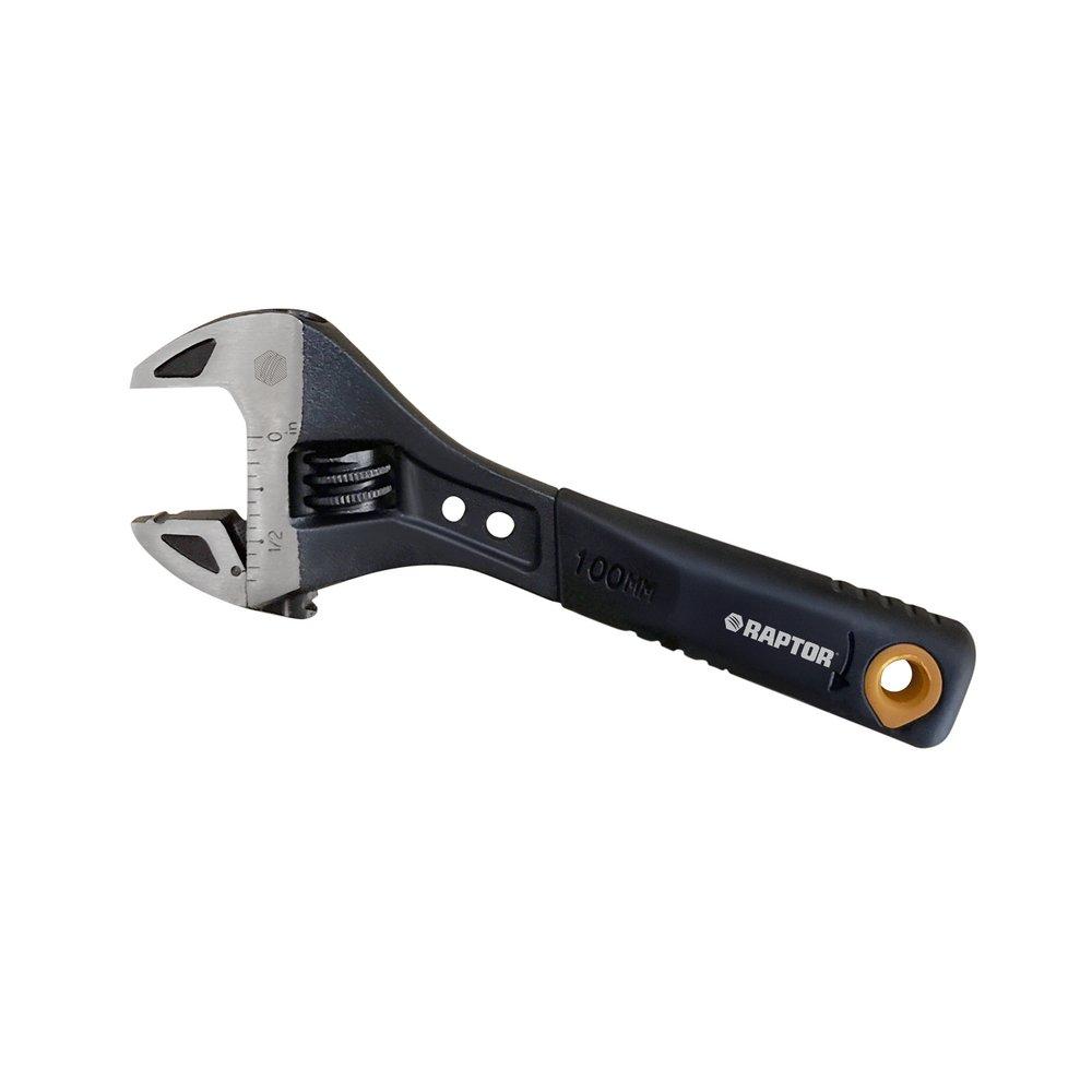 RAPTOR® Black Adjustable Wrench 