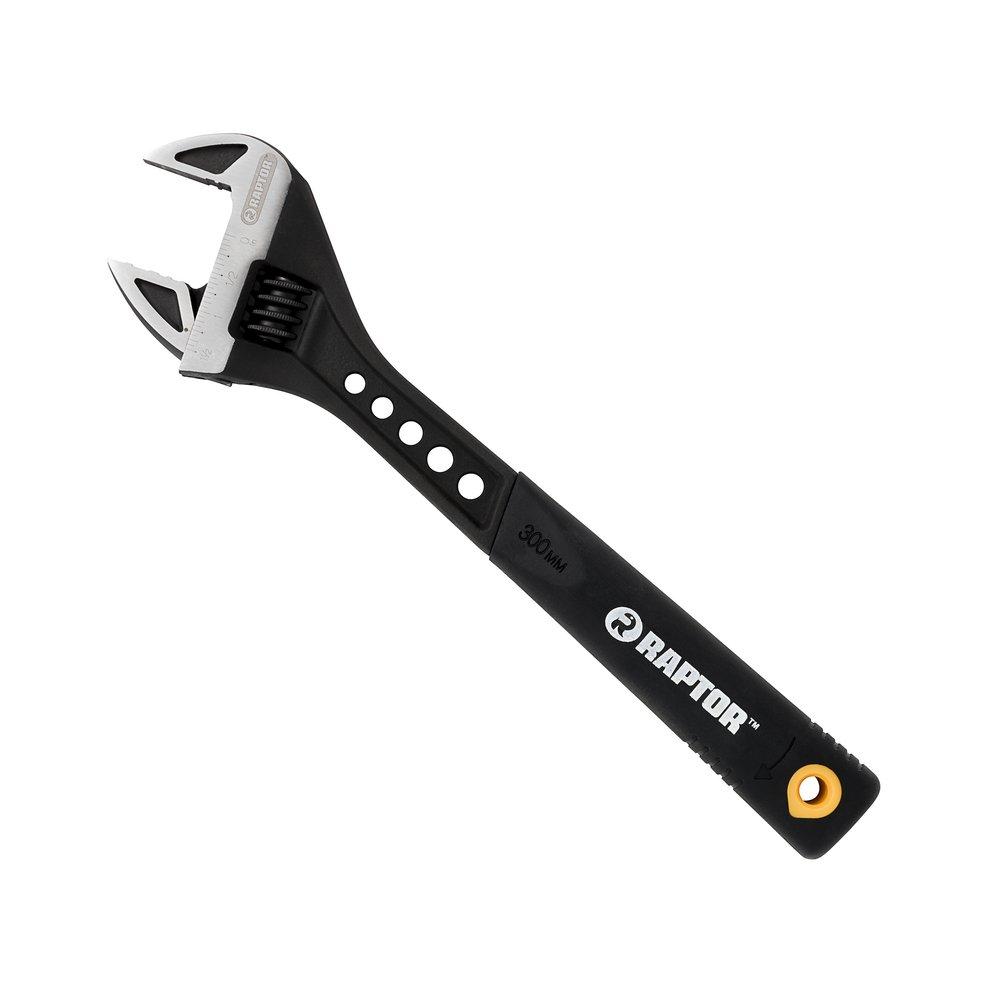 RAPTOR® Black Adjustable Wrench 