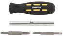 RAPTOR&reg; Black Manual Phillips 6 Piece Screwdriver 