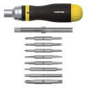 RAPTOR&reg; Black Manual 19-Piece Screwdriver 