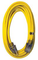 12/3 Gauge 50 ft. SJTW Heavy Duty Lighted Extension Cord in Yellow